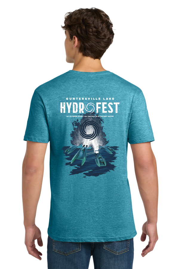 HydroFest 2025 - Heather Galapagos Blue T-Shirt
